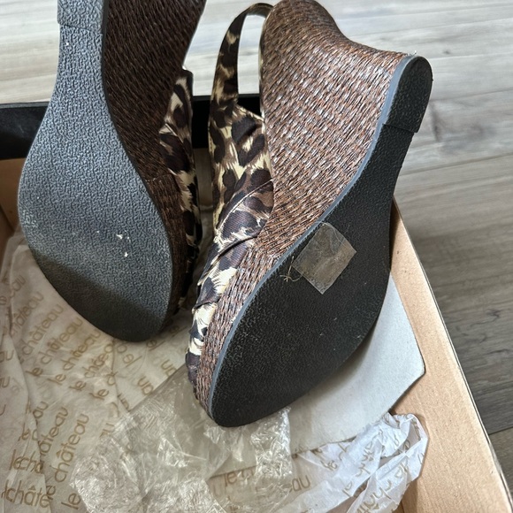Wedge sandals - Le chateau - Picture 2 of 4